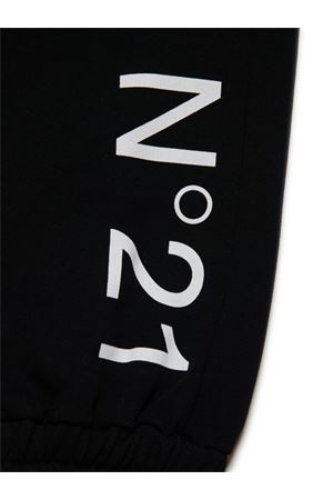 pantalone in cotone nero N°21 KIDS | N21615N01540N900